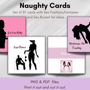 Freches Geschenk für ihn, Erwachsenen Sexy Karten, Erwachsenen Geschenk für Freund, Geschenk für Mann, Sex Position Karten