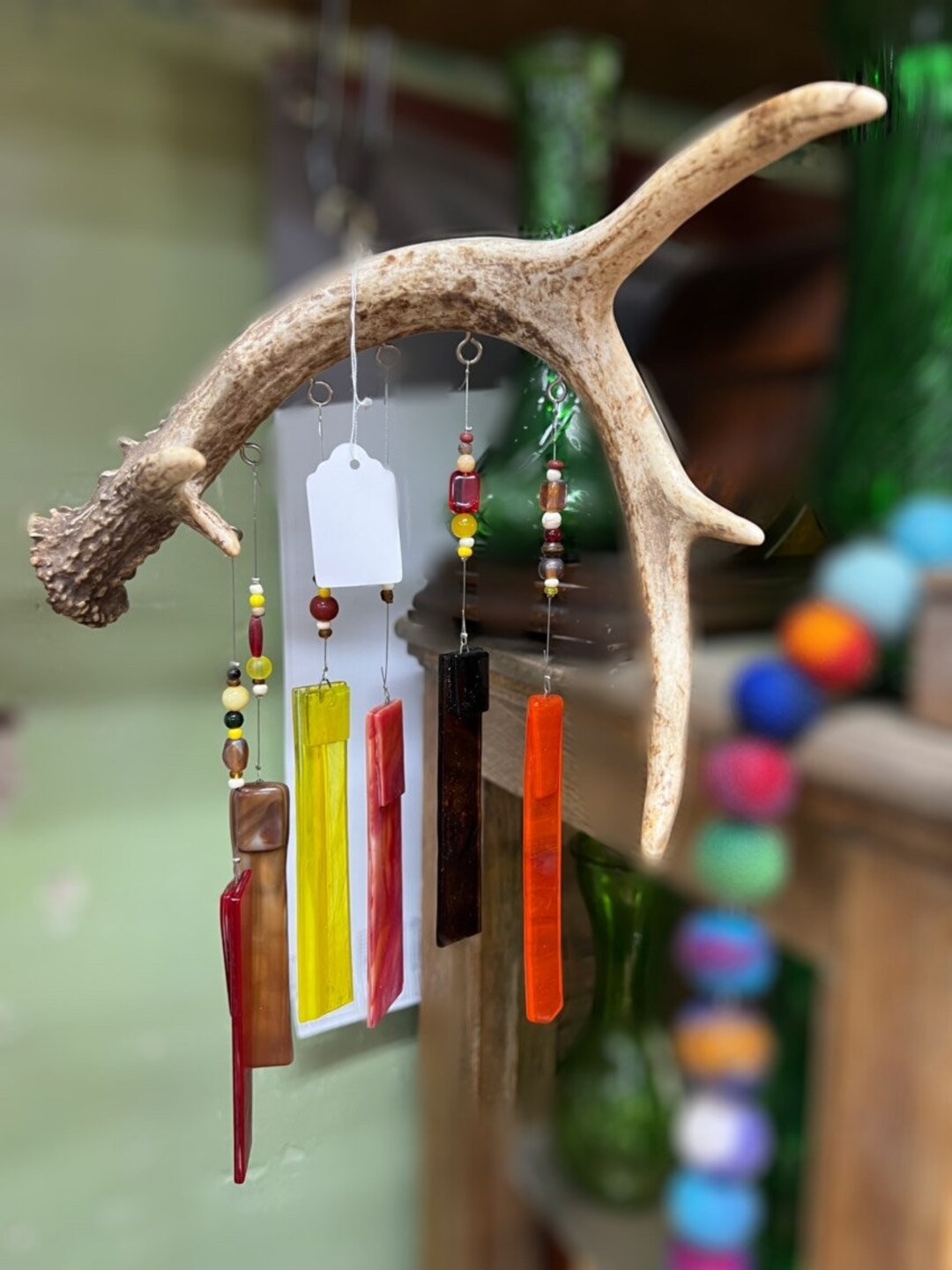 Deer Antler Wind Chime Etsy