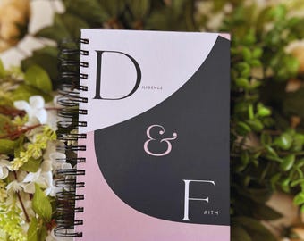 Diligence and Faith Planner Christian Goal Setting | Weekly & Monthly Organizer