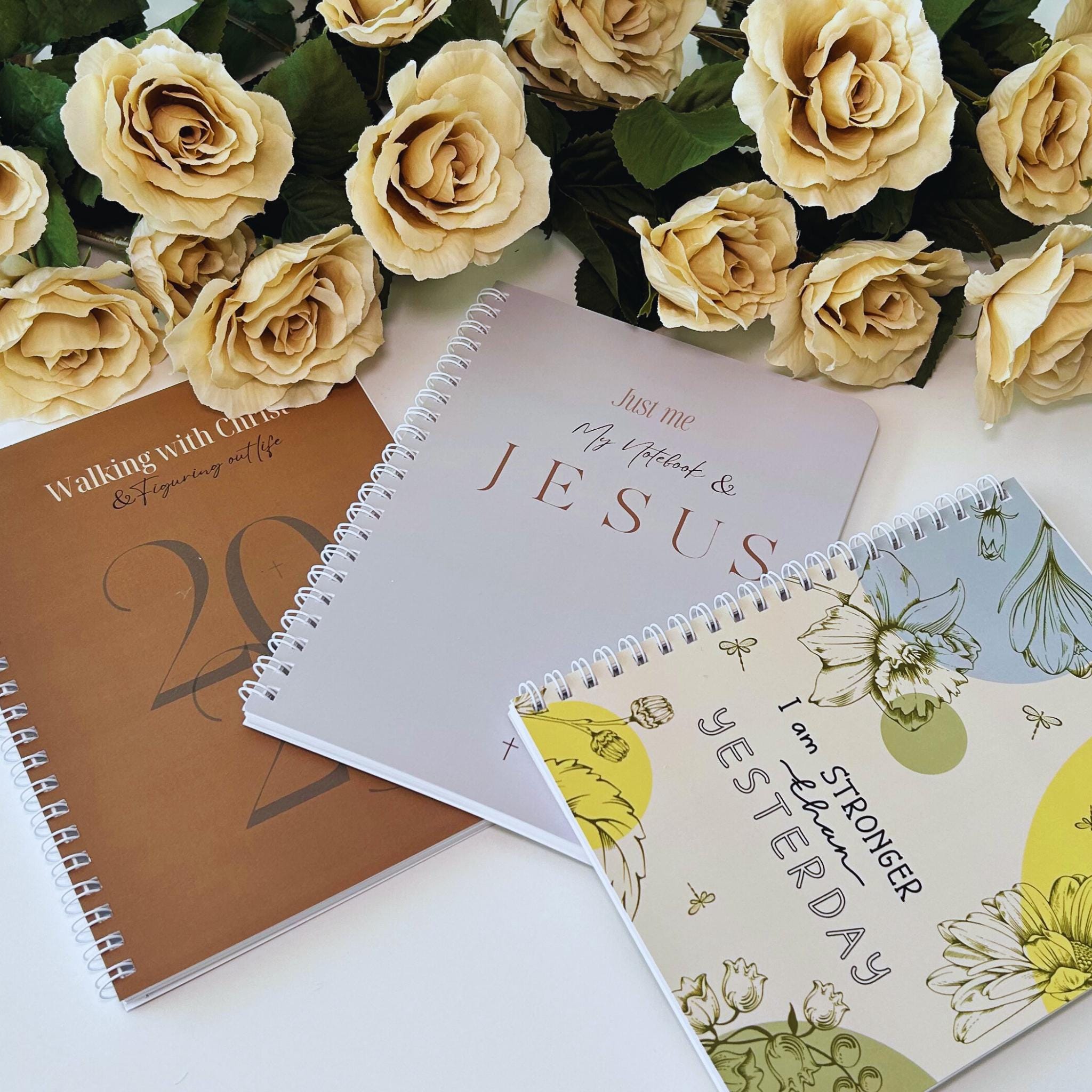Faith Notebooks | Christian Journals for Bible Study, Prayer & Reflection | Autumn-Inspired Notebook Gift