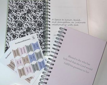 Handmade Faith Journal, BLUSH PINK Journal, Christian gift for women, Christian gifts, journals for women, Christian journal, prayer journal