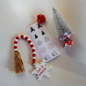 Handmade Christmas Stickers – Holiday Sticker Pack, Winter Decor Stickers, Cute Christmas Gift, Planner Stickers, Scrapbooking, Gift sticker