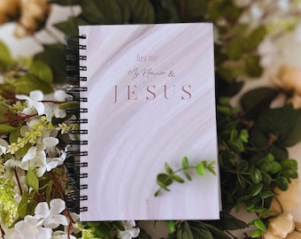 Just me, my planner, and Jesus Faith Planner Christian Goal Setting | Weekly & Monthly Organizer