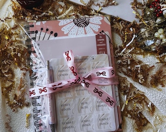 Prayer Journal Gift Set | Christian Gift for Women | Lined Notebook, Bible Tabs, Scripture Pen & Bookmark | Faith Journaling Kit