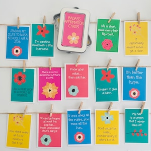 Cartes d'affirmation quotidiennes badass (48)