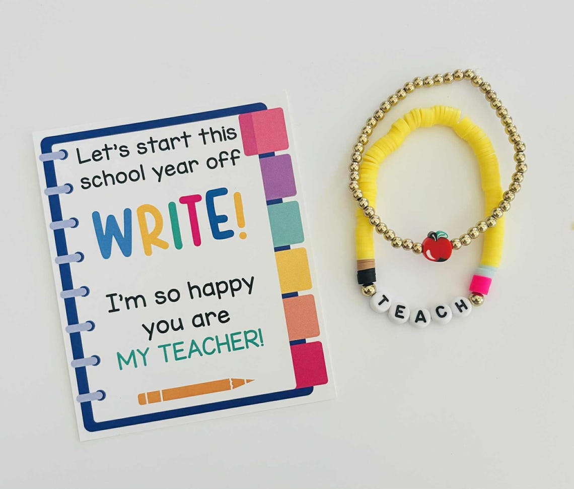 Back to School Teacher Gift Idea; Teacher Gift; First Day Gift Idea ...