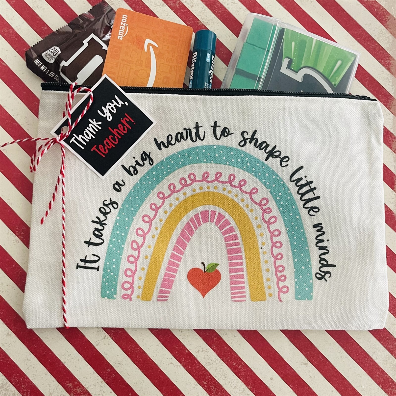 Teacher Thank You Pouch-teacher Gift Bag-teacher Appreciation - Etsy