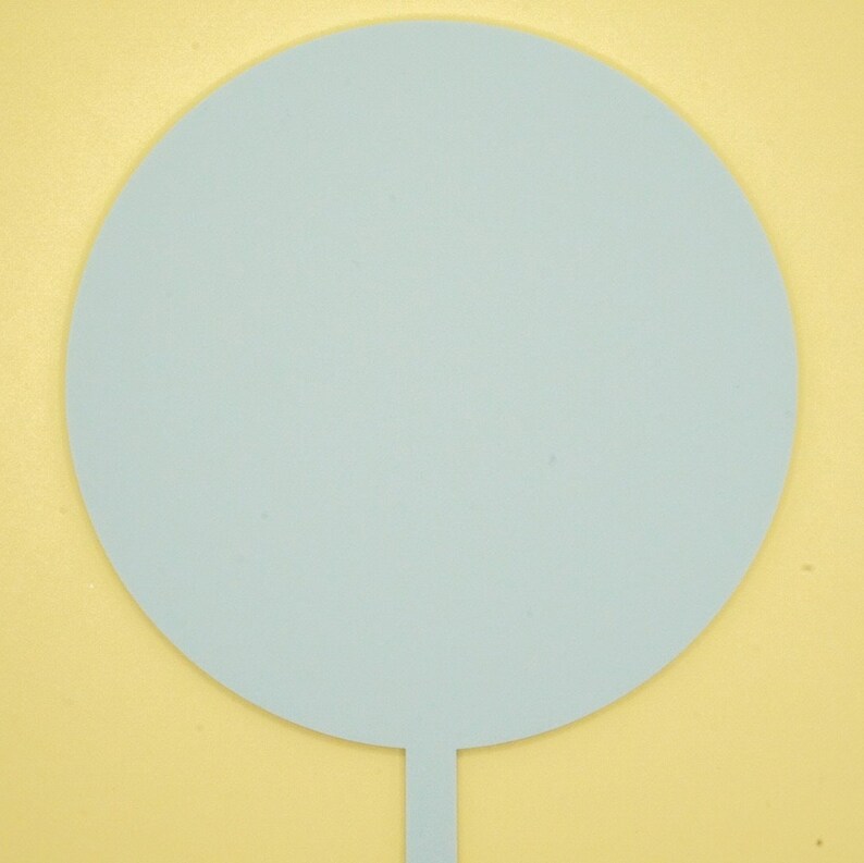 5" Round Cake Toppers (6-pack) | Blank Cake Toppers | Round Cake ...
