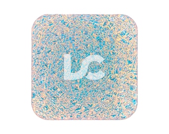 Iridescent Pebble Cast Acrylic | 3mm Rainbow Iridescent Crinkle Texture | CO2 Laser Engraving & Cutting
