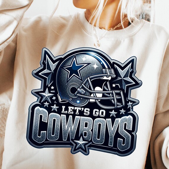 Cowboys png, Let's Go Cowboys PNG, Sequin Glitter, Western Png, Sport Png, T-Shirt Design, Digital Download PNG