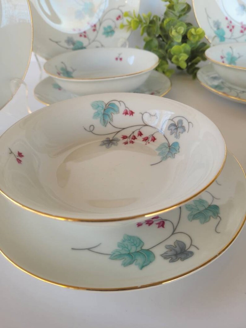 Vintage China Eschenbach Bavaria Pattern W1171 Sold in 4 Piece Etsy