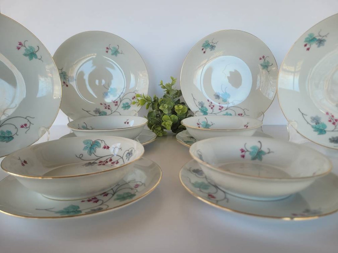 Vintage China Eschenbach Bavaria Pattern W1171 Sold in 4 Piece Etsy