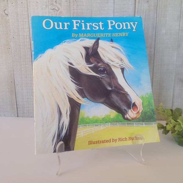 Classic Kids book from 1984-Our First Pony by Marguerite Henry