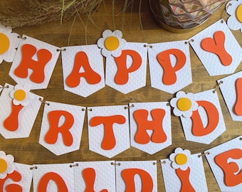 Groovy Banner | Boho Celebration Banner | Groovy Party Decorations | Birthday Party Decorations