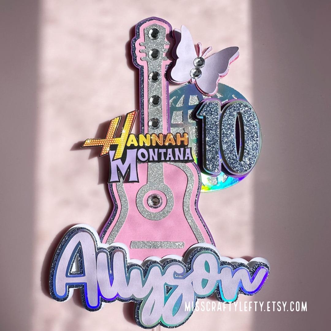 Disco Guitar Cake Topper | Pop Rock Cake Picks | Disco Party ...