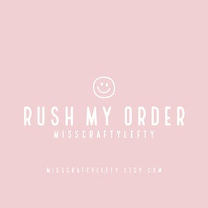 rush my order misscraftylefty / upgrade shipping method