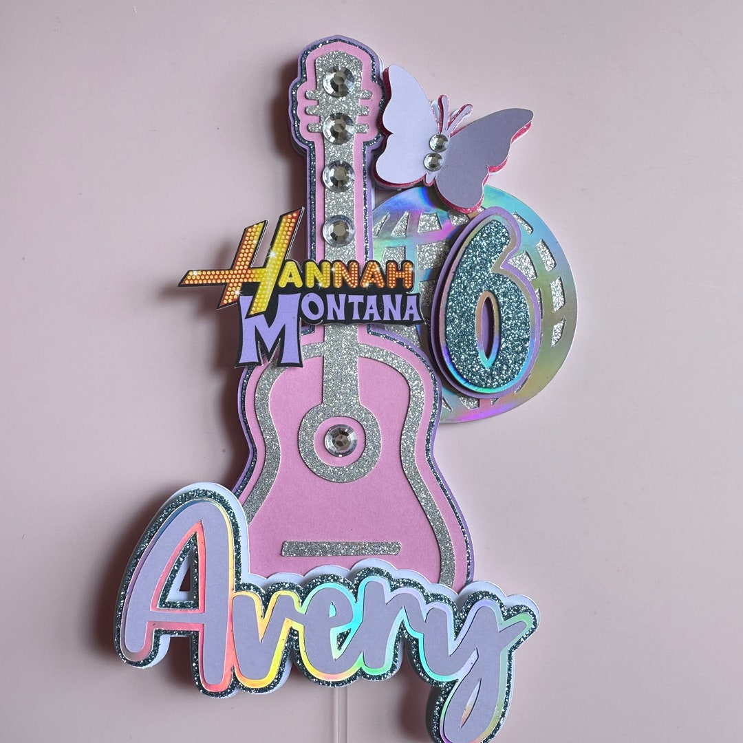 Disco Guitar Cake Topper Pop Rock Cake Picks Guitar Cake Topper Disco ...