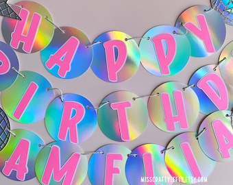 Disco Banner | Disco Ball Decorations | Disco Party Decorations