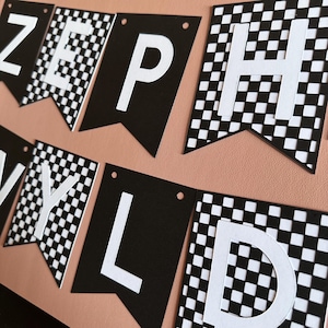Skateboard Inspired Banner | Rad Party Decor | Smiley Face Banner | Checkered Party Decorations