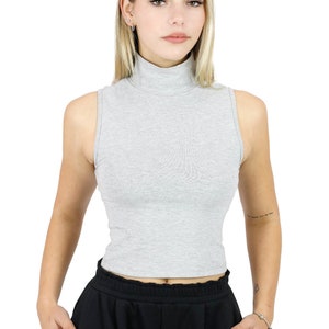 Mock neck workout top sales