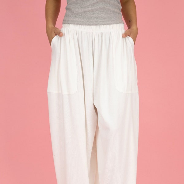 Ribbed Baggy Fit Oversized Comfy Pants for Everyday Exercise Activity Workout Outdoor Loungewear