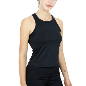 Active Relaxed Fit Sleeveless Tank Top for Women's Regular Racerback Lightweight Tanks Top for Workout Yoga Pilates Exercise Fitness Running image 5