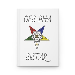 Order of the Eastern Star (OES-PHA) Hardcover Journal Matte