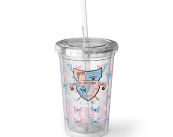 Gamma Phi Delta Sorority, Inc. schenkt einen Suave-Acrylbecher