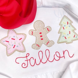 Christmas Cookies Sketch Machine Embroidery Design