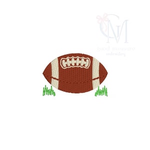 Mini fill football machine embroidery design