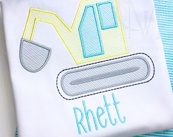 Digger Construction Sketch Machine Embroidery Design