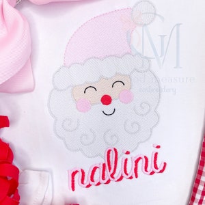 Sketch Vintage Santa Machine Embroidery Design