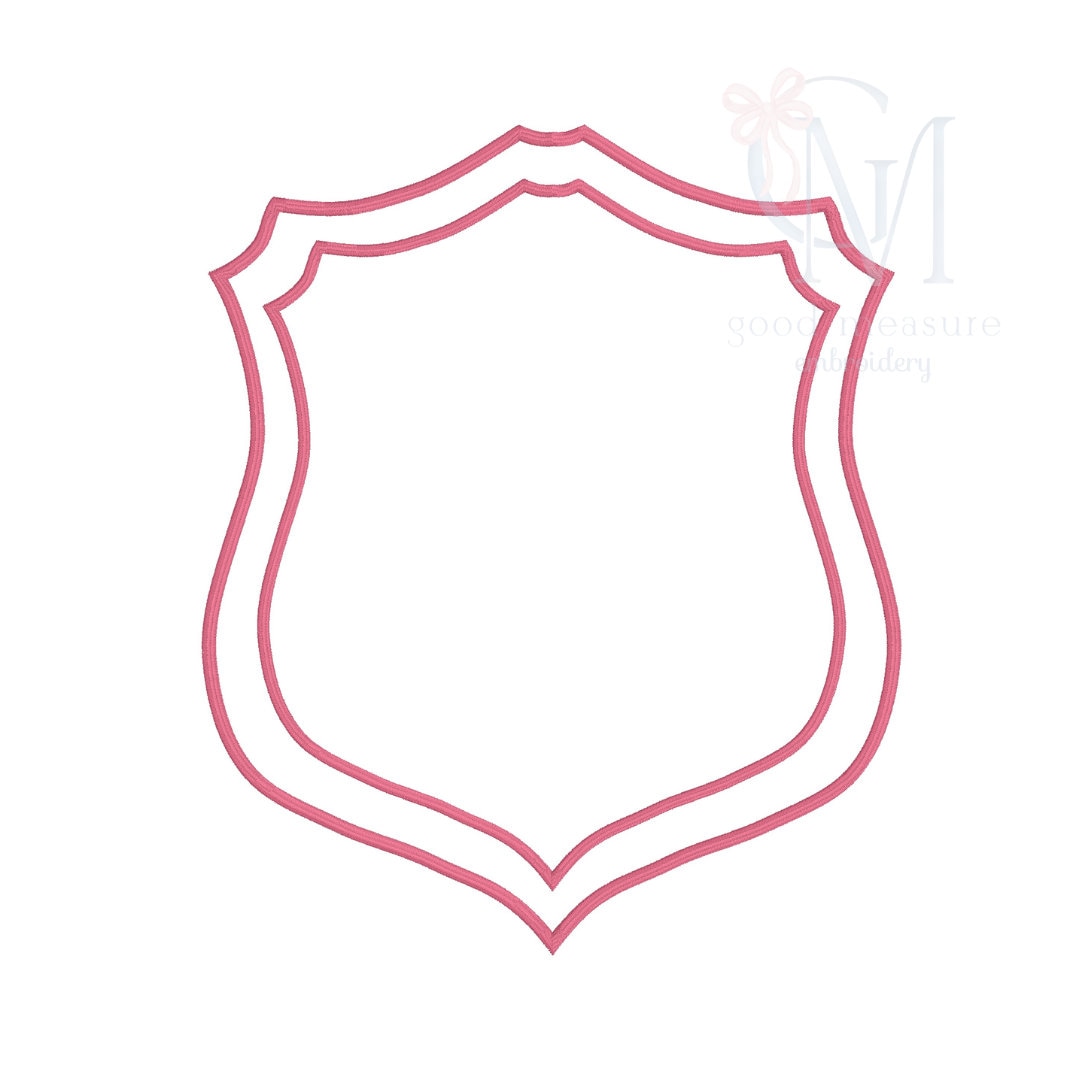 Monogram Double Crest Baby Bridal Stitch Machine Embroidery Design