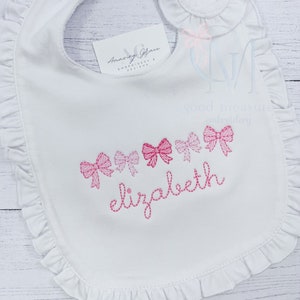 Rainbow Bow Sketch Design Machine Embroidery Design