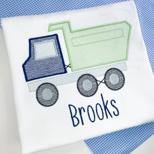 Dump Truck Construction Sketch Machine Embroidery Design