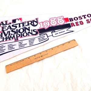 Vintage Red Sox Felt Pennant, 1988 American League Eastern Division Champions