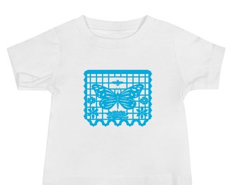 Butterfly Baby t-shirt from the animal alphabet book A Is For Alpaca And Amigos © by Lisa Osterman