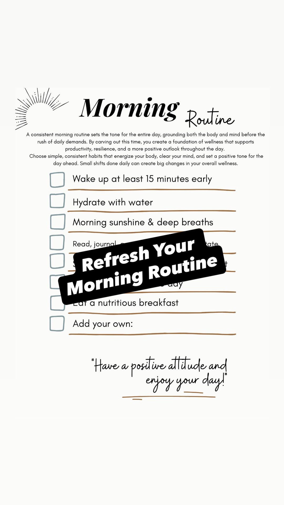 Refresh Your Morning Routine - Etsy