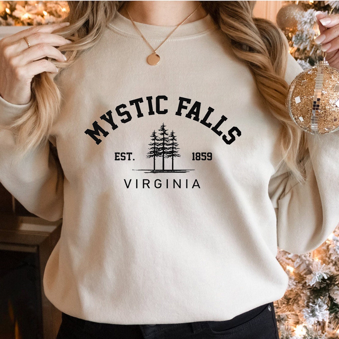 Discover Mystic Falls Virginia Sweatshirt, Salvatore Shirt, Stefan Tee , Damon Sweater