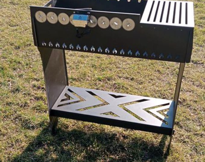 Grill on 8 skewers, with automatic skewer rotation "ASHUR RS2"