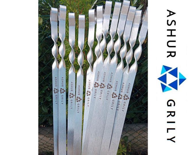 Roasting skewers.Mens gifts.Grilling gifts.A bag for skewers as a gift!