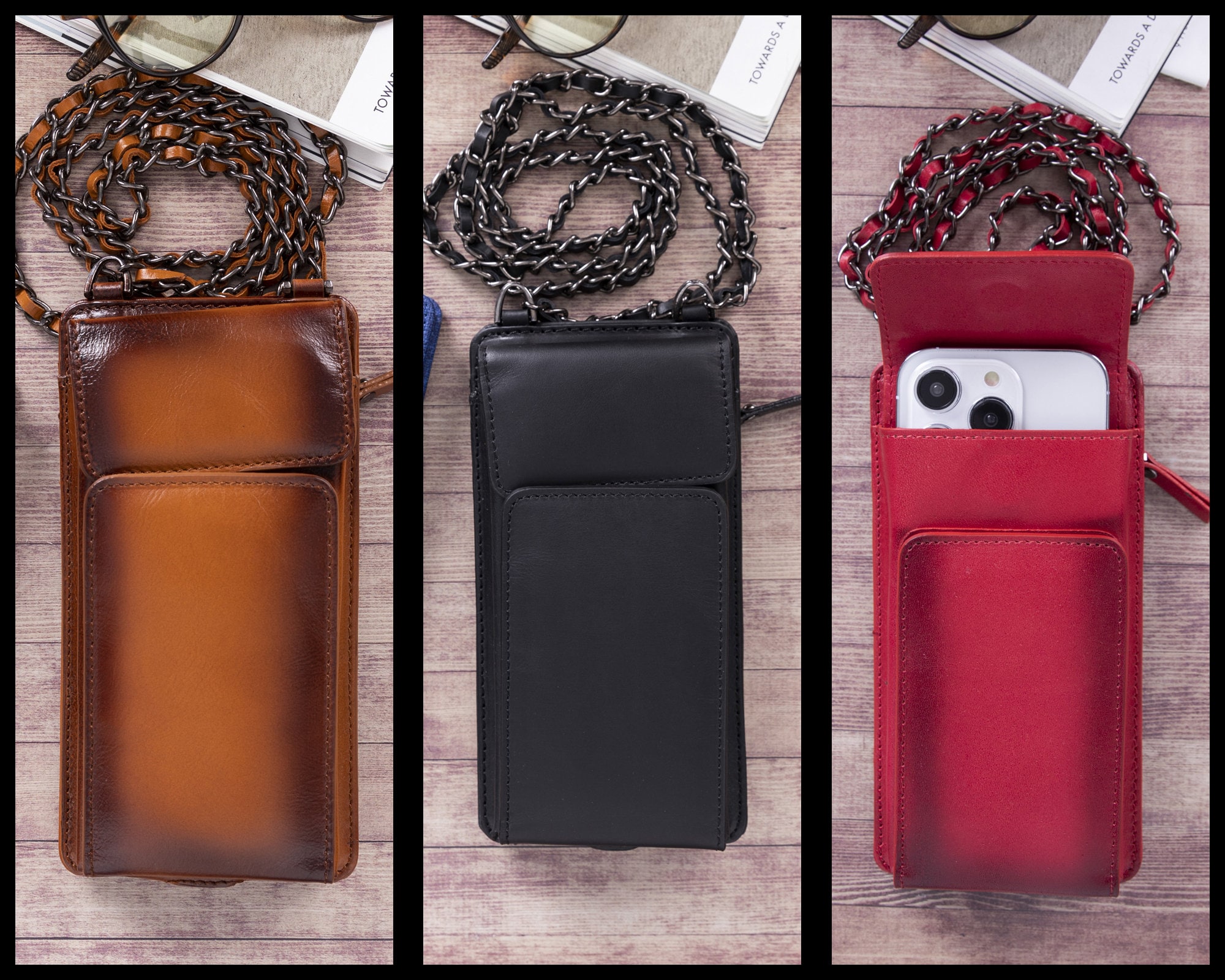 Small Crossbody Cell Phone Bag for Women, Chain Strap Fashion Mini Shoulder Purse  Wallet Hasp Travel Handbag Case for iPhone 11 Se 2020 11 Pro Xr X Xs Max  8/7/6 Plus LG