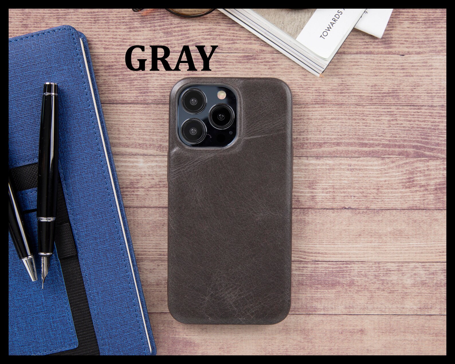 Leather Iphone 13 Pro Protective Back Cover Iphone 13 Pro Max Etsy