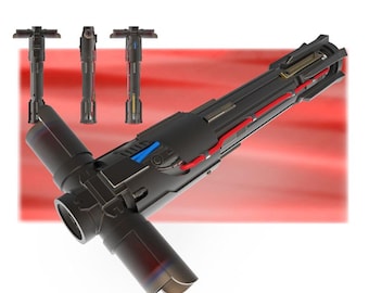 Kylo Ren's Lightsaber | Episodes 7, 8, 9 | 3D Printed Replica