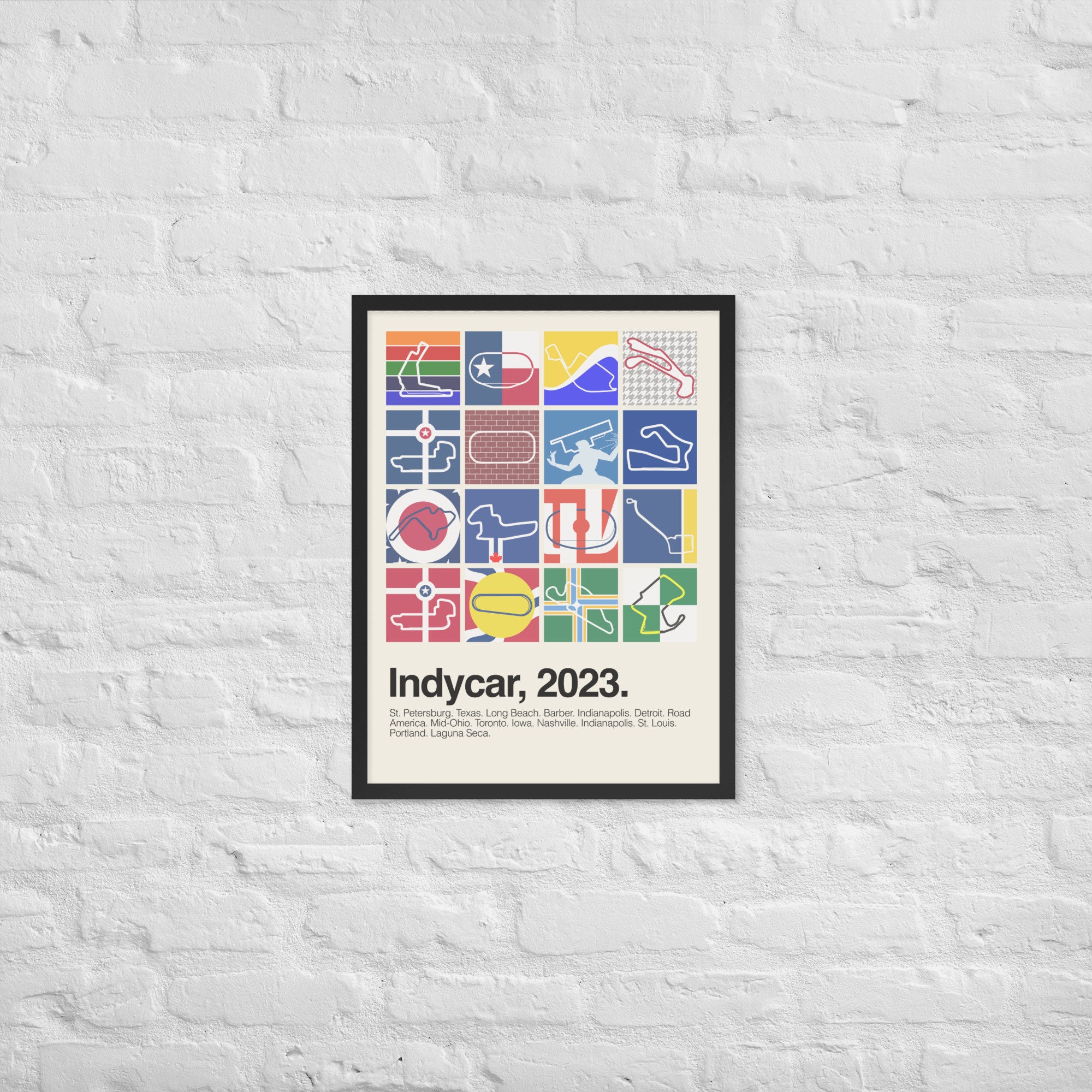 2023 Indycar Season Print