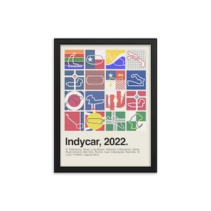 2022 Indycar Saison Print
