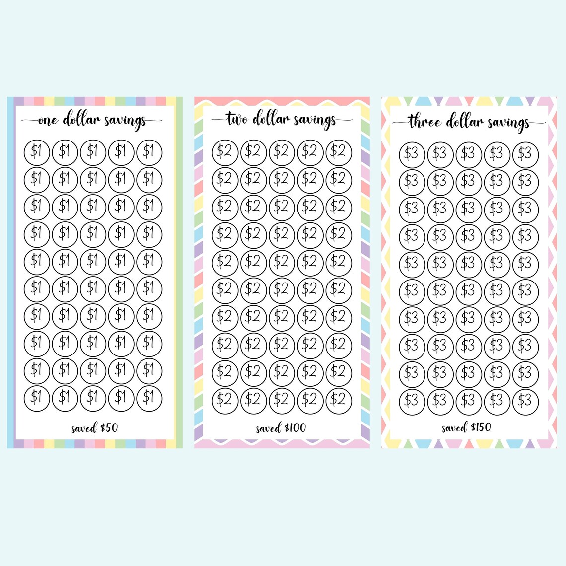 12 Printable A6 Savings Challenge, A6 Savings Fund, A6 Savings Tracker ...