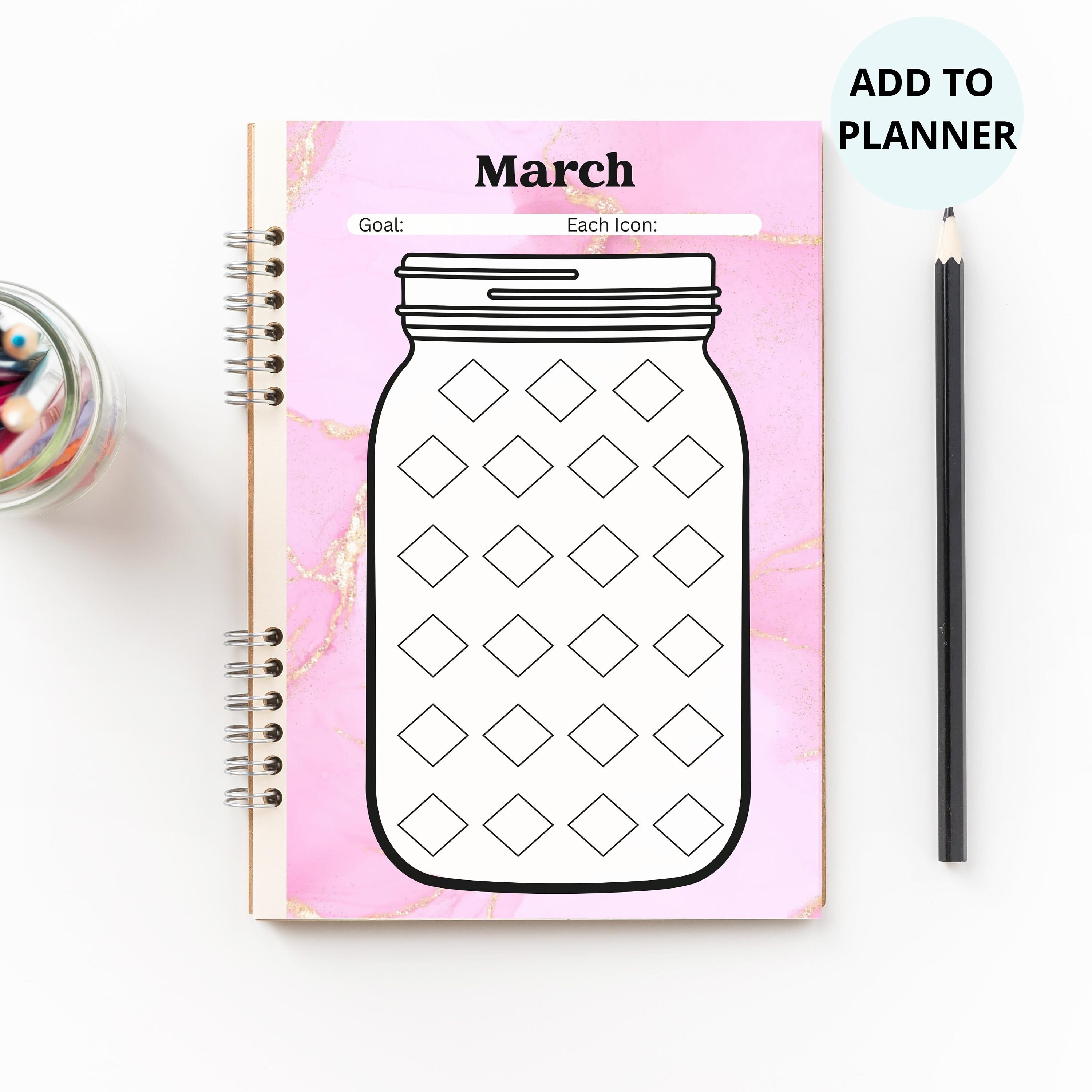Printable Beginner Monthly Savings Challenge Savings Funds - Etsy