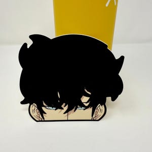 Sung Jin Woo Peeker Sticker | Solo Leveling Anime Vinyl Decal