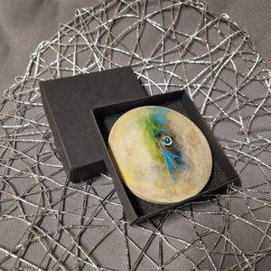 Posavasos de cerámica pintado a mano 1 pieza